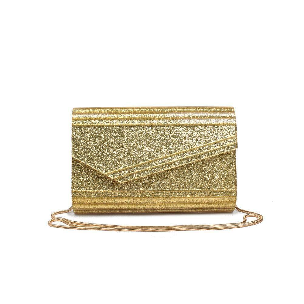 3218 Kesha Evening Bag Glitter, Whipstitch